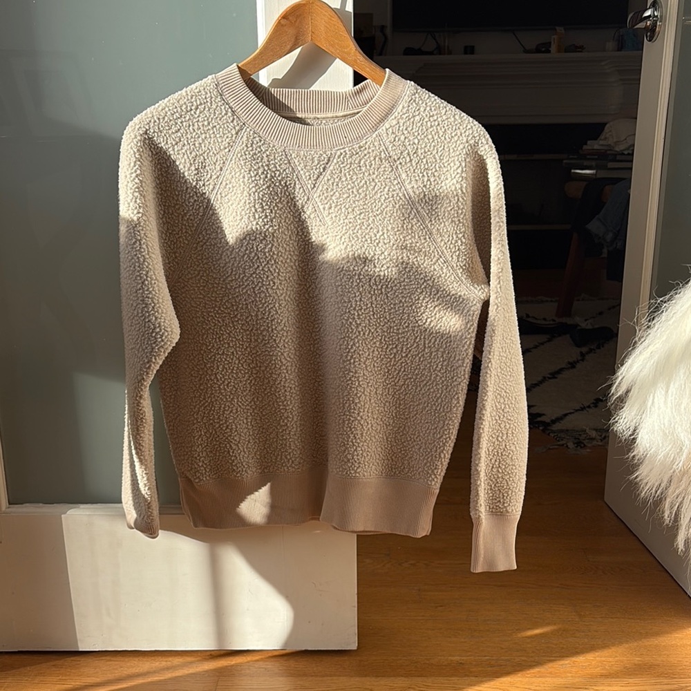 Everlane Cream Crew Neck Sweater